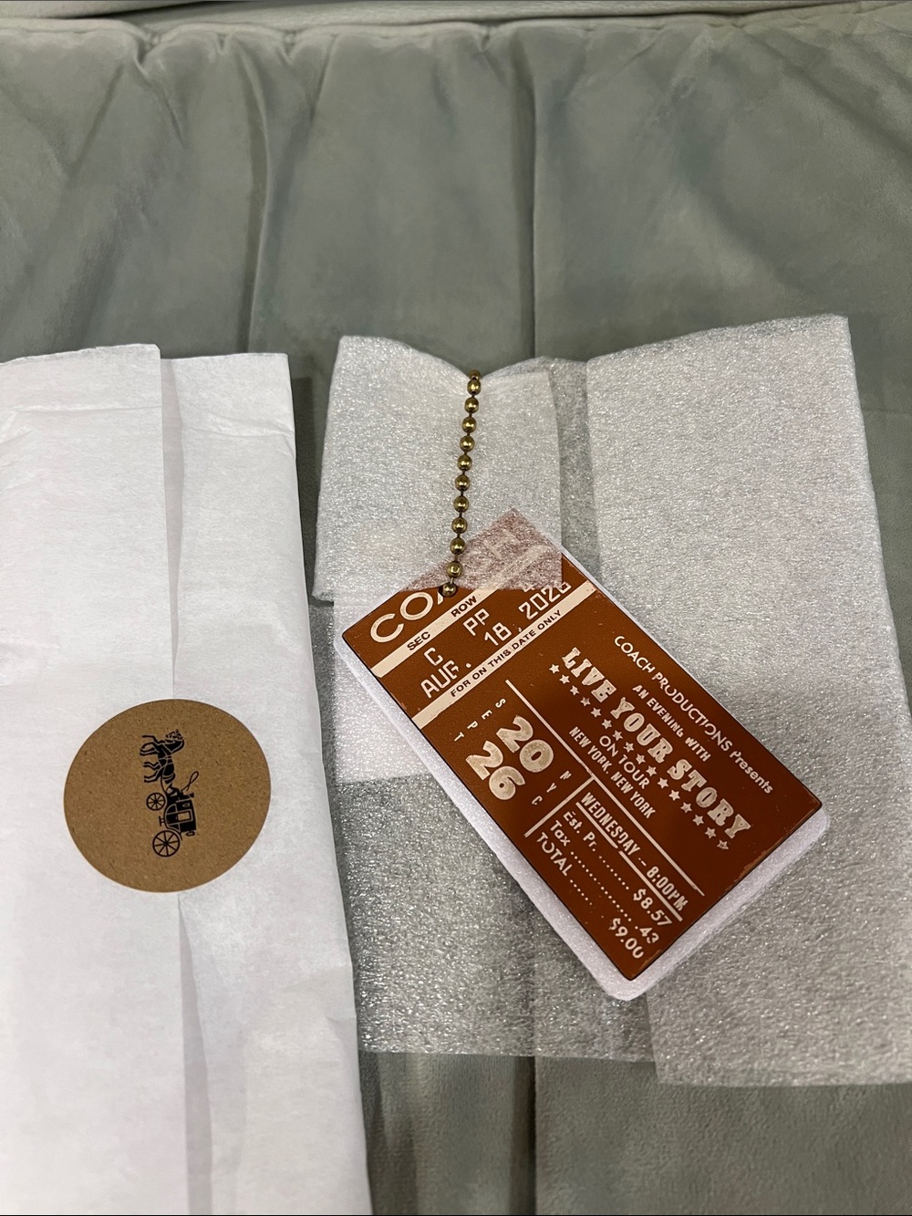 Coach TICKET BROWN